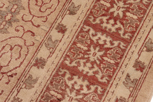 handmade Transitional Kafkaz Lt. Brown Rust Hand Knotted RECTANGLE 100% WOOL area rug 8' x 10'