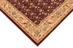 handmade Transitional Kafkaz Red Beige Hand Knotted RECTANGLE 100% WOOL area rug 8 x 10
