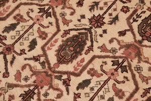 handmade Transitional Kafkaz Beige Taupe Hand Knotted RECTANGLE 100% WOOL area rug 8' x 10'