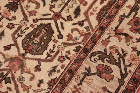 handmade Transitional Kafkaz Beige Taupe Hand Knotted RECTANGLE 100% WOOL area rug 8' x 10'