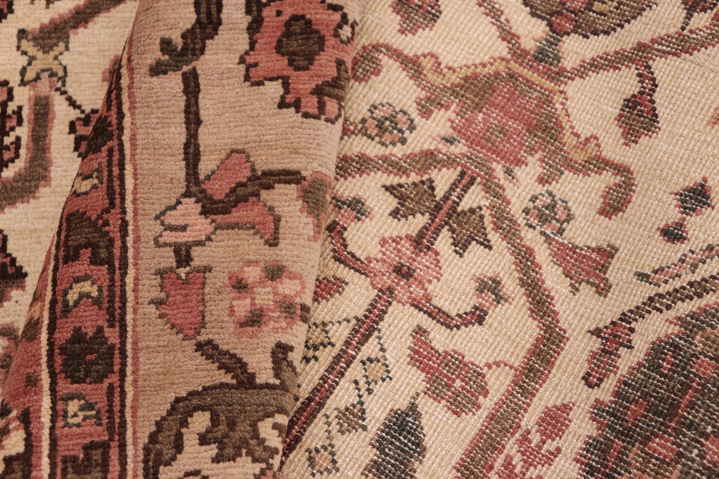 handmade Transitional Kafkaz Beige Taupe Hand Knotted RECTANGLE 100% WOOL area rug 8' x 10'