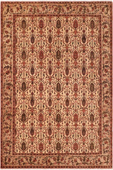 handmade Transitional Kafkaz Beige Taupe Hand Knotted RECTANGLE 100% WOOL area rug 8 x 10