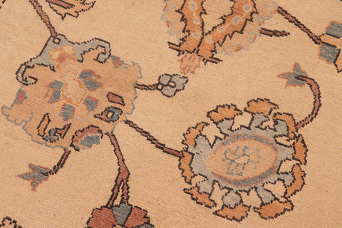 handmade Transitional Antique Beige Lt. Brown Hand Knotted RECTANGLE 100% WOOL area rug 8' x 10'