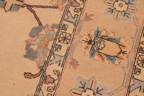 handmade Transitional Antique Beige Lt. Brown Hand Knotted RECTANGLE 100% WOOL area rug 8' x 10'