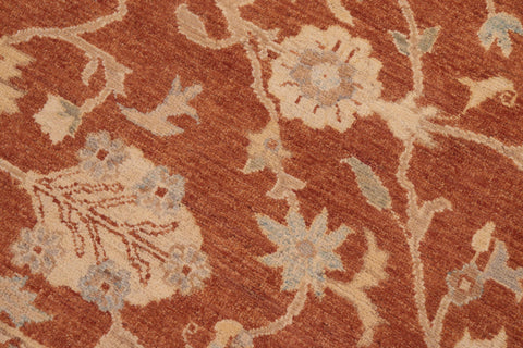 handmade Traditional Kafkaz Rust Beige Hand Knotted RECTANGLE 100% WOOL area rug 8x10