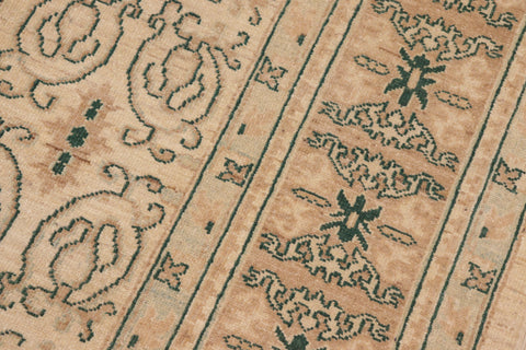 handmade Transitional Kafkaz Beige Lt. Brown Hand Knotted RECTANGLE 100% WOOL area rug 8' x 10'