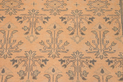 handmade Transitional Kafkaz Beige Charcoal Hand Knotted RECTANGLE 100% WOOL area rug 8x10