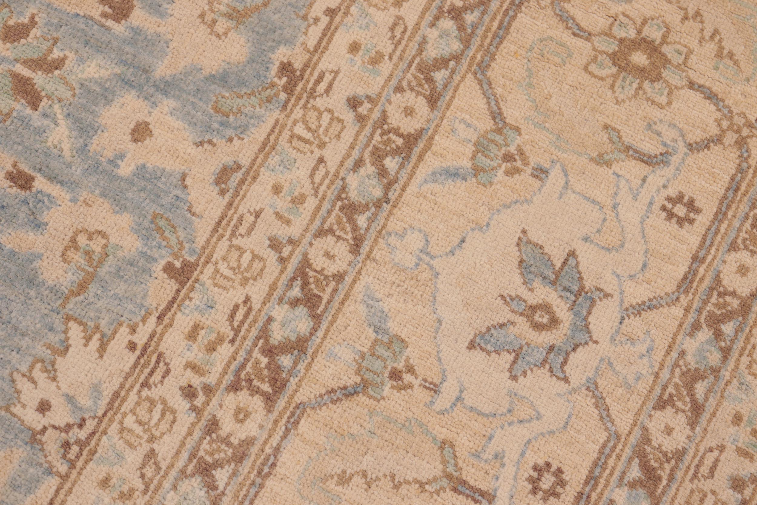 handmade Transitional Kafkaz Beige Tan Hand Knotted RECTANGLE 100% WOOL area rug 8' x 10'