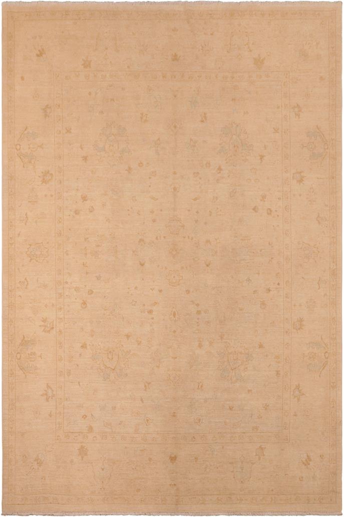 handmade Traditional Kafkaz Beige Tan Hand Knotted RECTANGLE 100% WOOL area rug 8 x 10