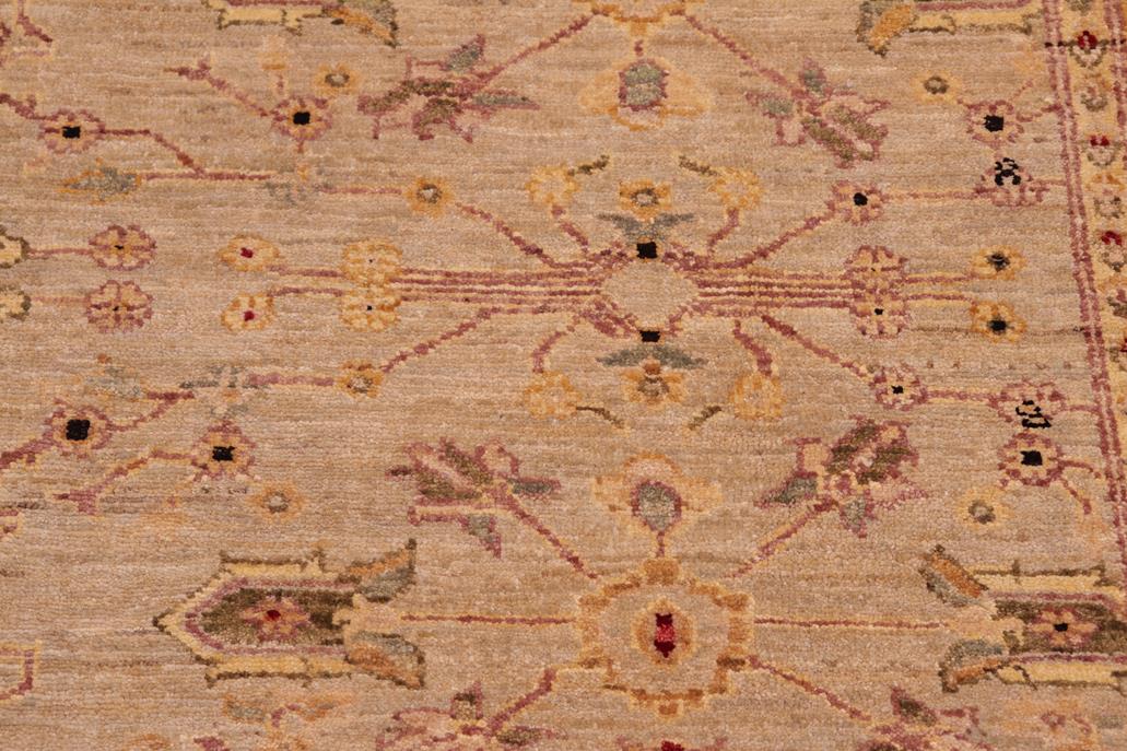 handmade Traditional Kafkaz Gray Gold Hand Knotted RECTANGLE 100% WOOL area rug 8 x 10