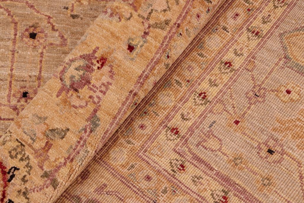 handmade Traditional Kafkaz Gray Gold Hand Knotted RECTANGLE 100% WOOL area rug 8 x 10