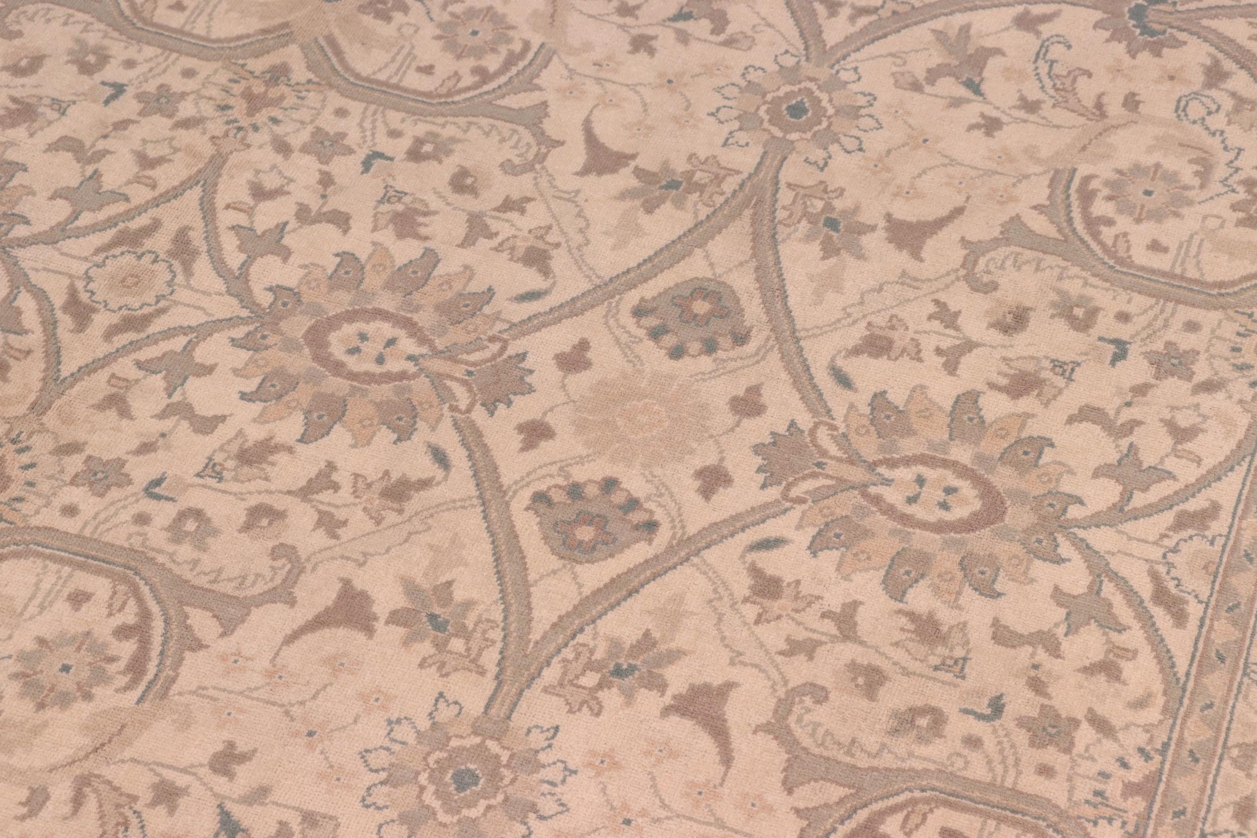 handmade Traditional Kafkaz Beige Green Hand Knotted RECTANGLE 100% WOOL area rug 8x10