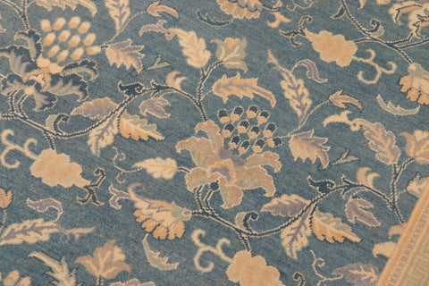 handmade Traditional Kafkaz Gray Tan Hand Knotted RECTANGLE 100% WOOL area rug 8x10