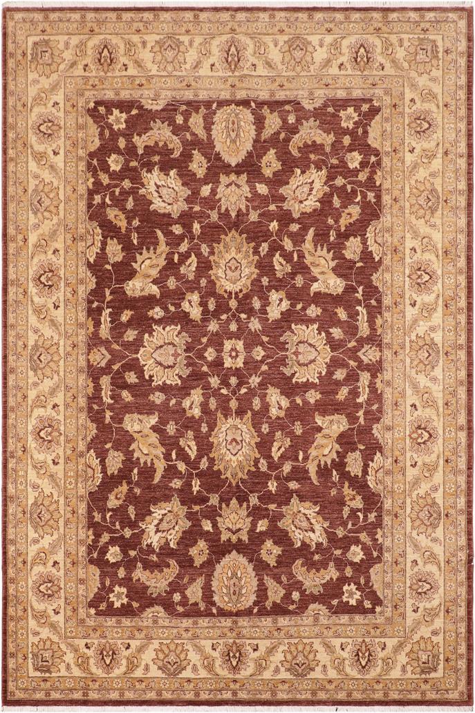 handmade Traditional Kafkaz Brown Beige Hand Knotted RECTANGLE 100% WOOL area rug 8 x 10