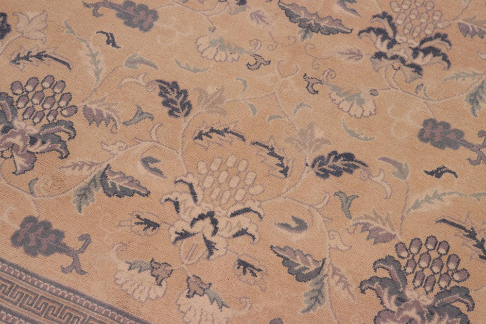 handmade Traditional Kafkaz Tan Beige Hand Knotted RECTANGLE 100% WOOL area rug 8x10