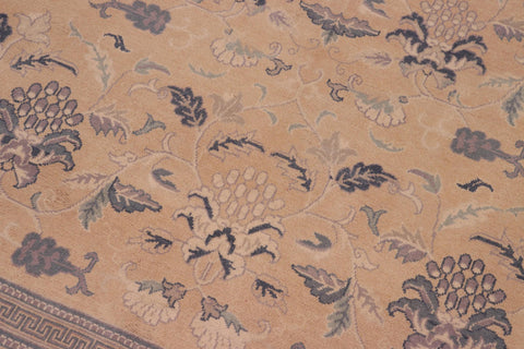 handmade Traditional Kafkaz Tan Beige Hand Knotted RECTANGLE 100% WOOL area rug 8x10