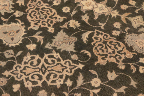 handmade Traditional Kafkaz Green Ivory Hand Knotted RECTANGLE 100% WOOL area rug 8x10