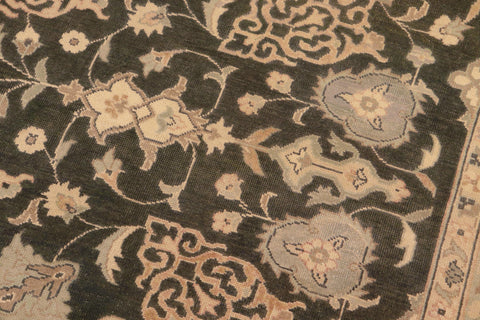 handmade Traditional Kafkaz Green Ivory Hand Knotted RECTANGLE 100% WOOL area rug 8x10