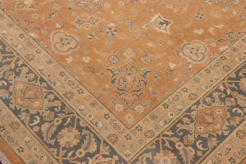 handmade Traditional Kafkaz Lt. Brown Green Hand Knotted RECTANGLE 100% WOOL area rug 8x10