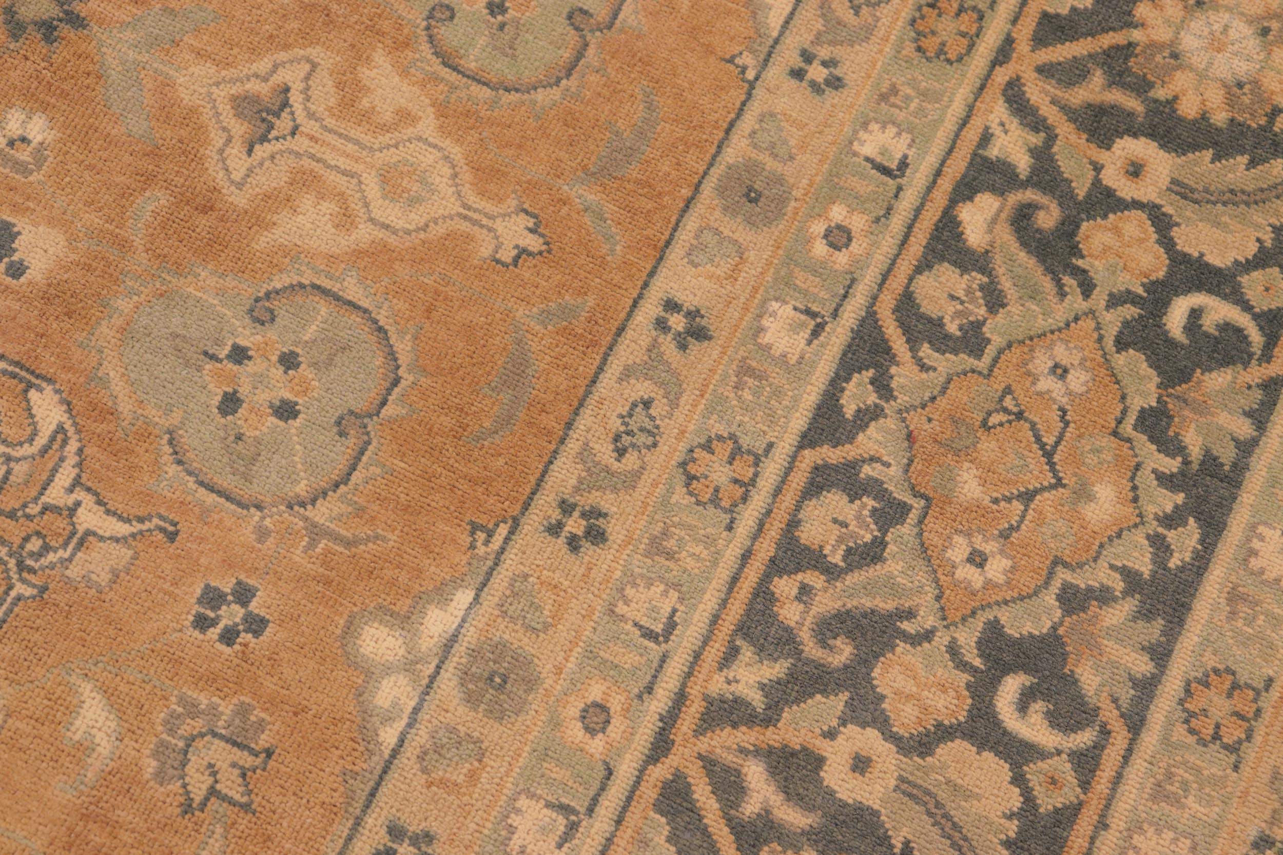 handmade Traditional Kafkaz Lt. Brown Green Hand Knotted RECTANGLE 100% WOOL area rug 8x10