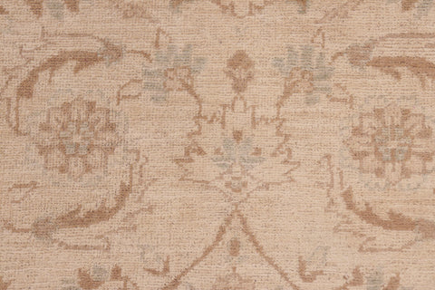 handmade Transitional Kafkaz Beige Green Hand Knotted RECTANGLE 100% WOOL area rug 8' x 10'