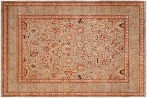 Istanbul John Green/Copper Wool Rug - 9'2'' x 12'0''