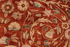 handmade Transitional Lahore Copper Beige Hand Knotted RECTANGLE 100% WOOL area rug 9' x 12'