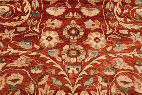 handmade Transitional Lahore Copper Beige Hand Knotted RECTANGLE 100% WOOL area rug 9' x 12'