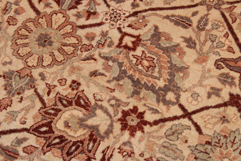 handmade Traditional Kafkaz Gold Lt. Tan Hand Knotted RECTANGLE 100% WOOL area rug 9' x 12'