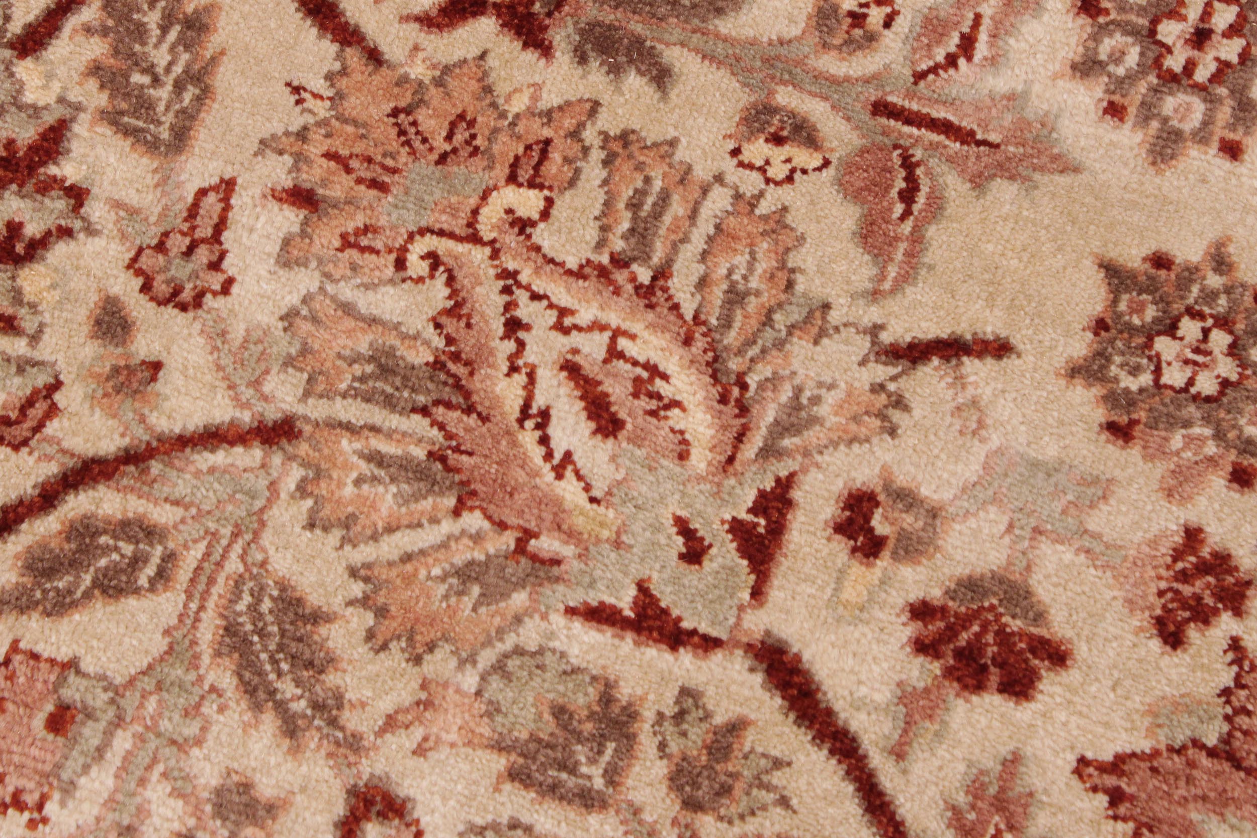 handmade Traditional  Tan Lt. Tan Hand Knotted RECTANGLE 100% WOOL area rug 9' x 12'