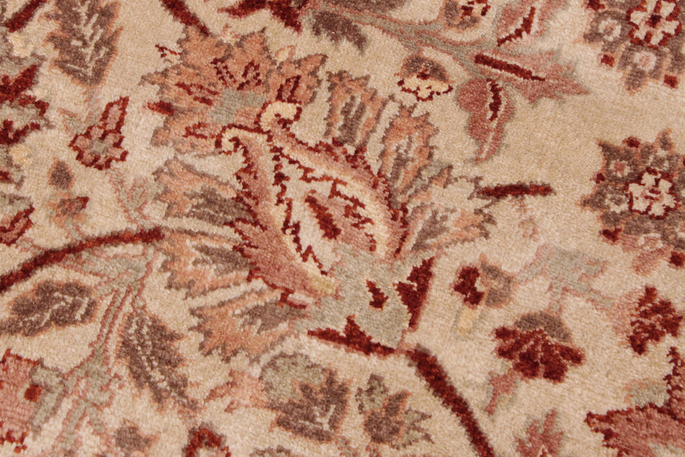 handmade Traditional  Tan Lt. Tan Hand Knotted RECTANGLE 100% WOOL area rug 9' x 12'