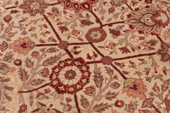 handmade Traditional  Lt. Tan Beige Hand Knotted RECTANGLE 100% WOOL area rug 9' x 12'