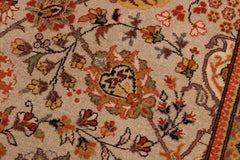 handmade Traditional  Lt. Tan Brown Hand Knotted RECTANGLE 100% WOOL area rug 9' x 12'