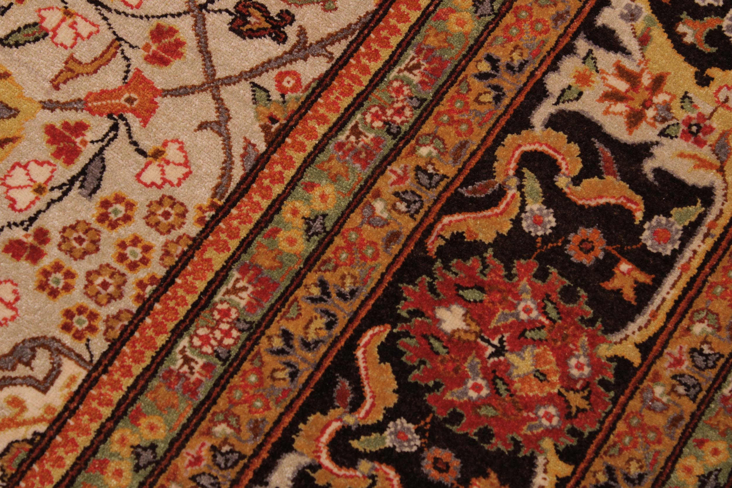 handmade Traditional  Lt. Tan Brown Hand Knotted RECTANGLE 100% WOOL area rug 9' x 12'