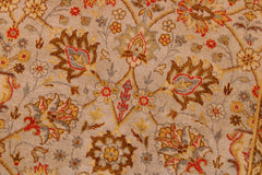 handmade Transitional Design Lt. Gray Gold Hand Knotted RECTANGLE 100% WOOL area rug 9' x 12'