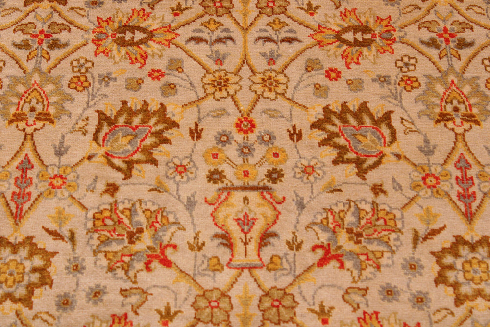 handmade Transitional Design Lt. Gray Gold Hand Knotted RECTANGLE 100% WOOL area rug 9' x 12'