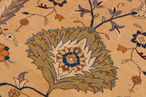 handmade Traditional Kafkaz Beige Wine Red Hand Knotted RECTANGLE 100% WOOL area rug 9x11