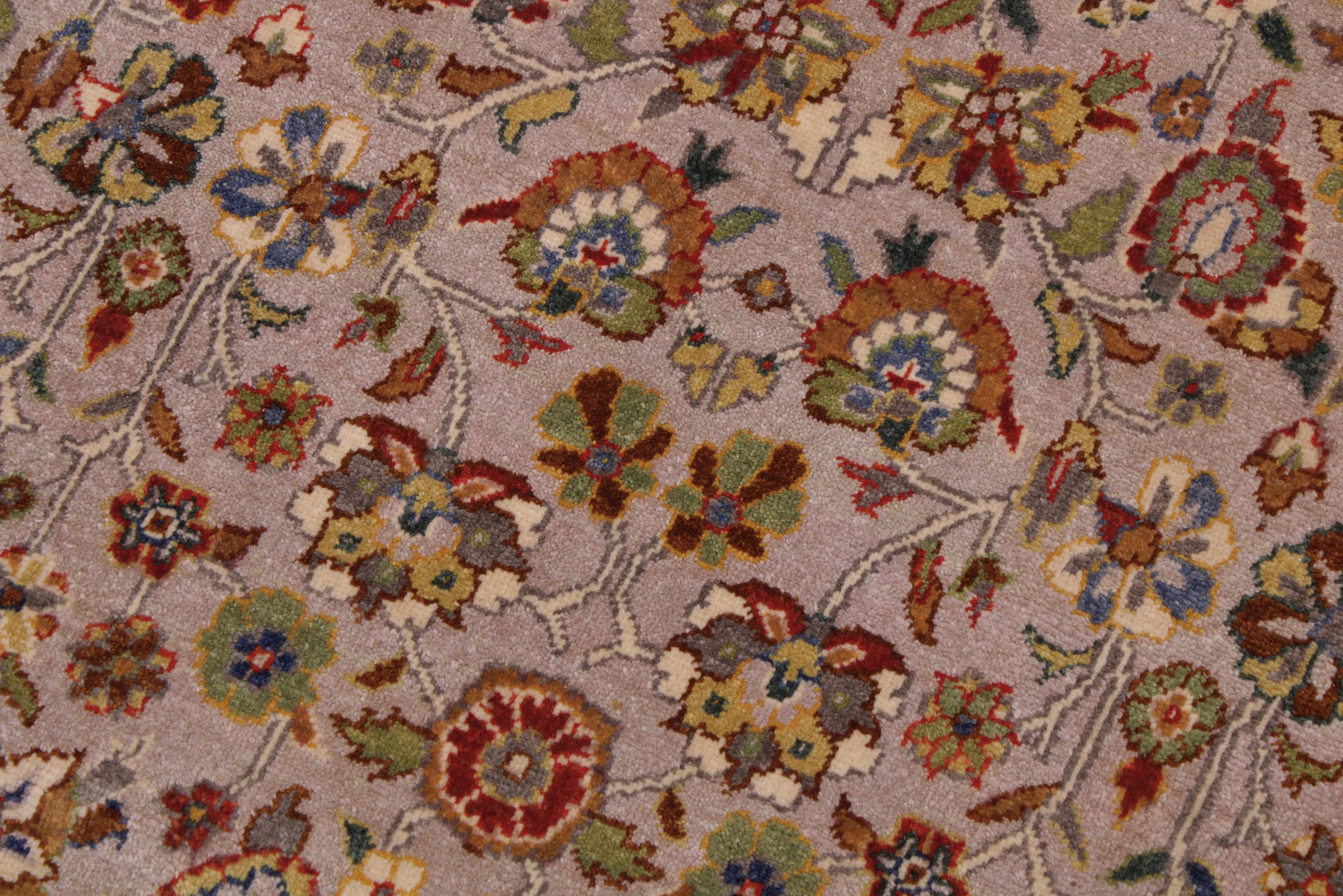handmade Transitional Design Lt. Tan Lt. Green Hand Knotted RECTANGLE 100% WOOL area rug 9' x 12'