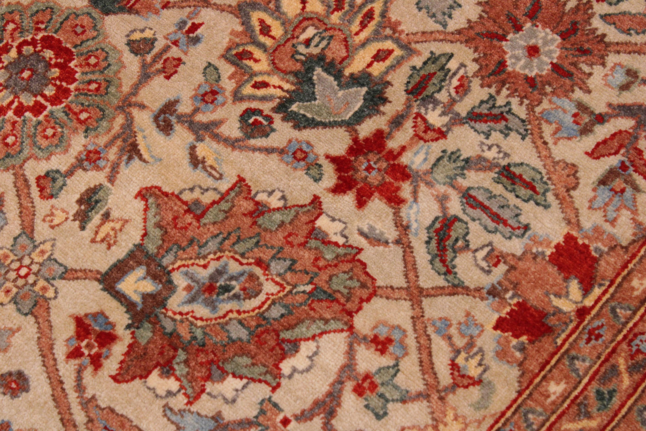 handmade Traditional Veg Dye Lt. Gray Tan Hand Knotted RECTANGLE 100% WOOL area rug 9' x 12'