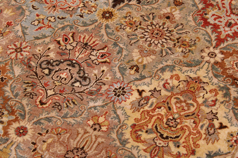 handmade Transitional Design Brown Multi Hand Knotted RECTANGLE 100% WOOL area rug 9' x 12'
