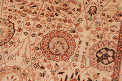 handmade Traditional Design Lt. Tan Lt. Tan Hand Knotted RECTANGLE 100% WOOL area rug 9' x 12'