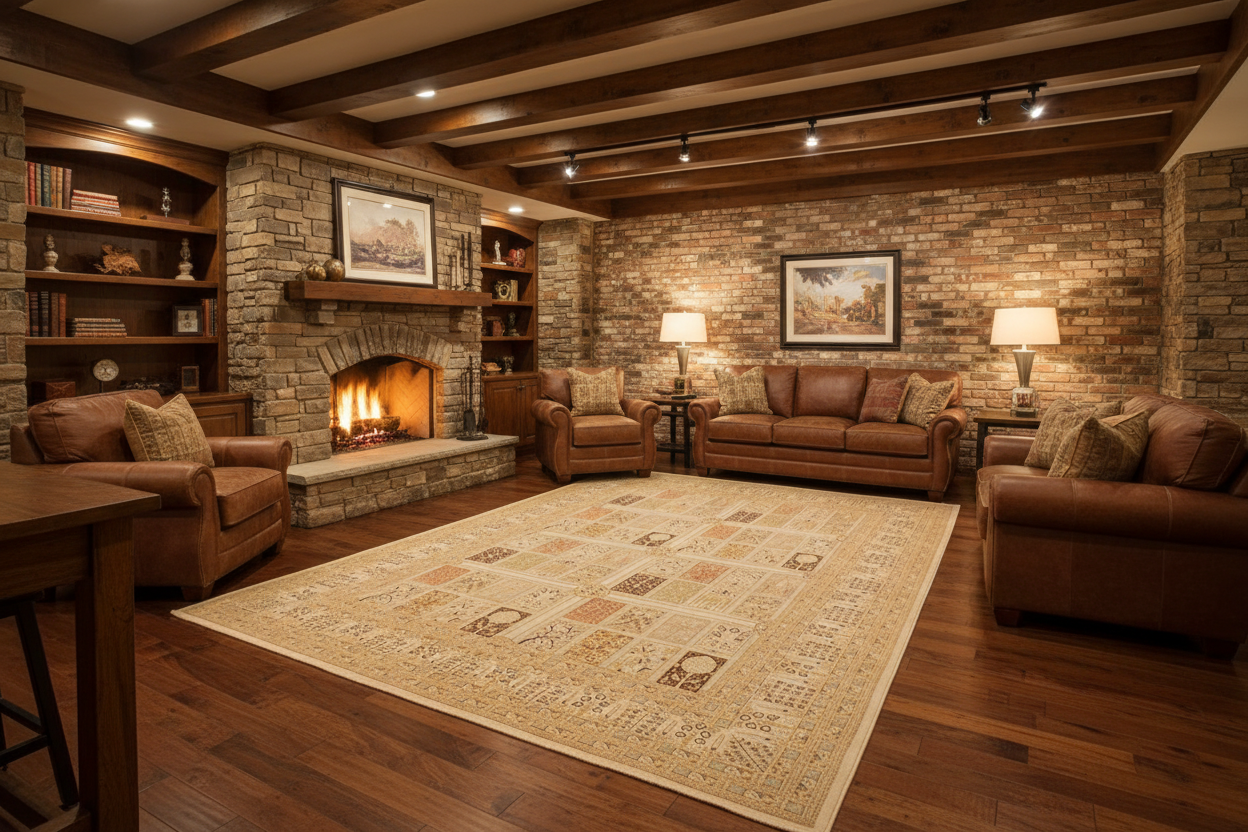 handmade Transitional Design Multi Tan Hand Knotted RECTANGLE 100% WOOL area rug 9' x 12'