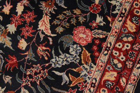 handmade Traditional Basarabian Black Red Hand Knotted RUNNER 100% WOOL area rug 3' x 12'