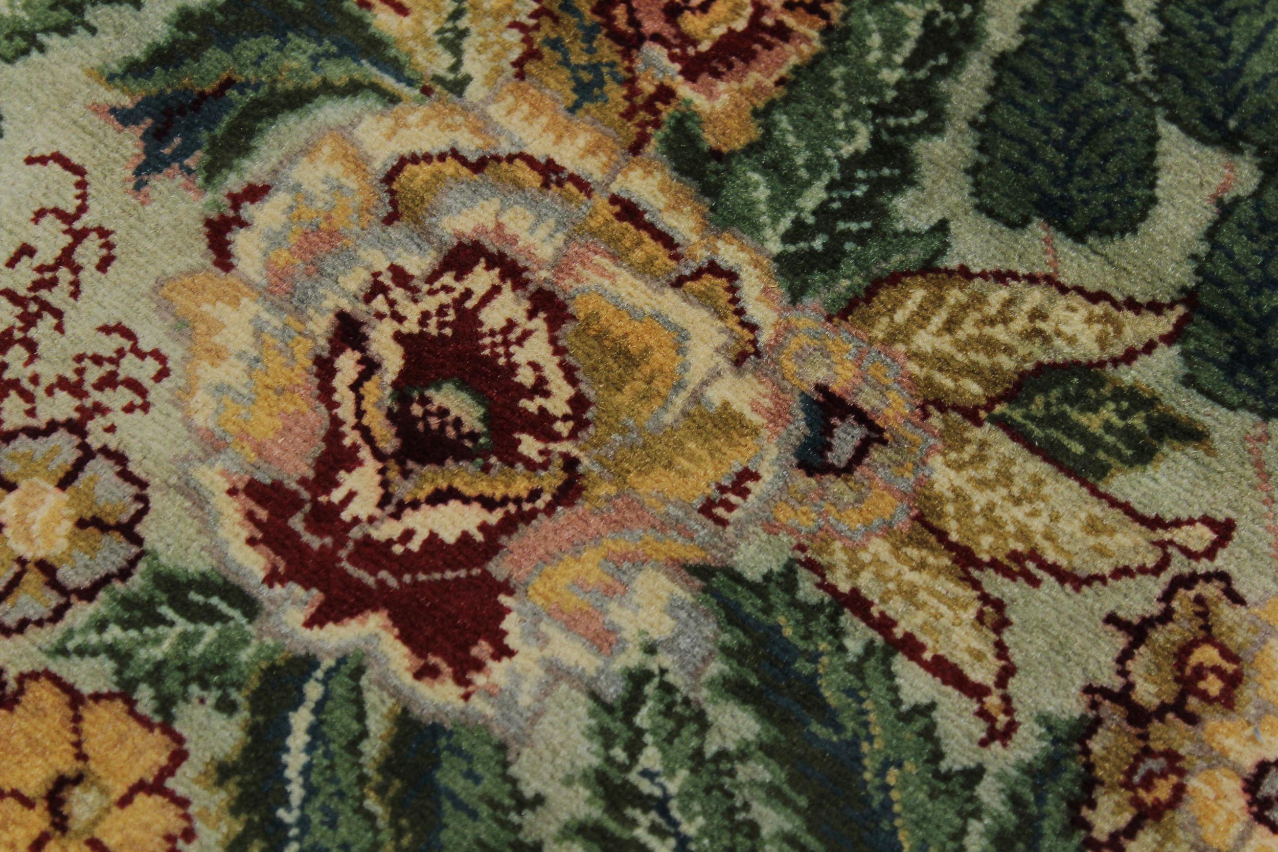 handmade Traditional Gohar Green Red Hand Knotted RUNNER 100% WOOL area rug 3' x 10'
