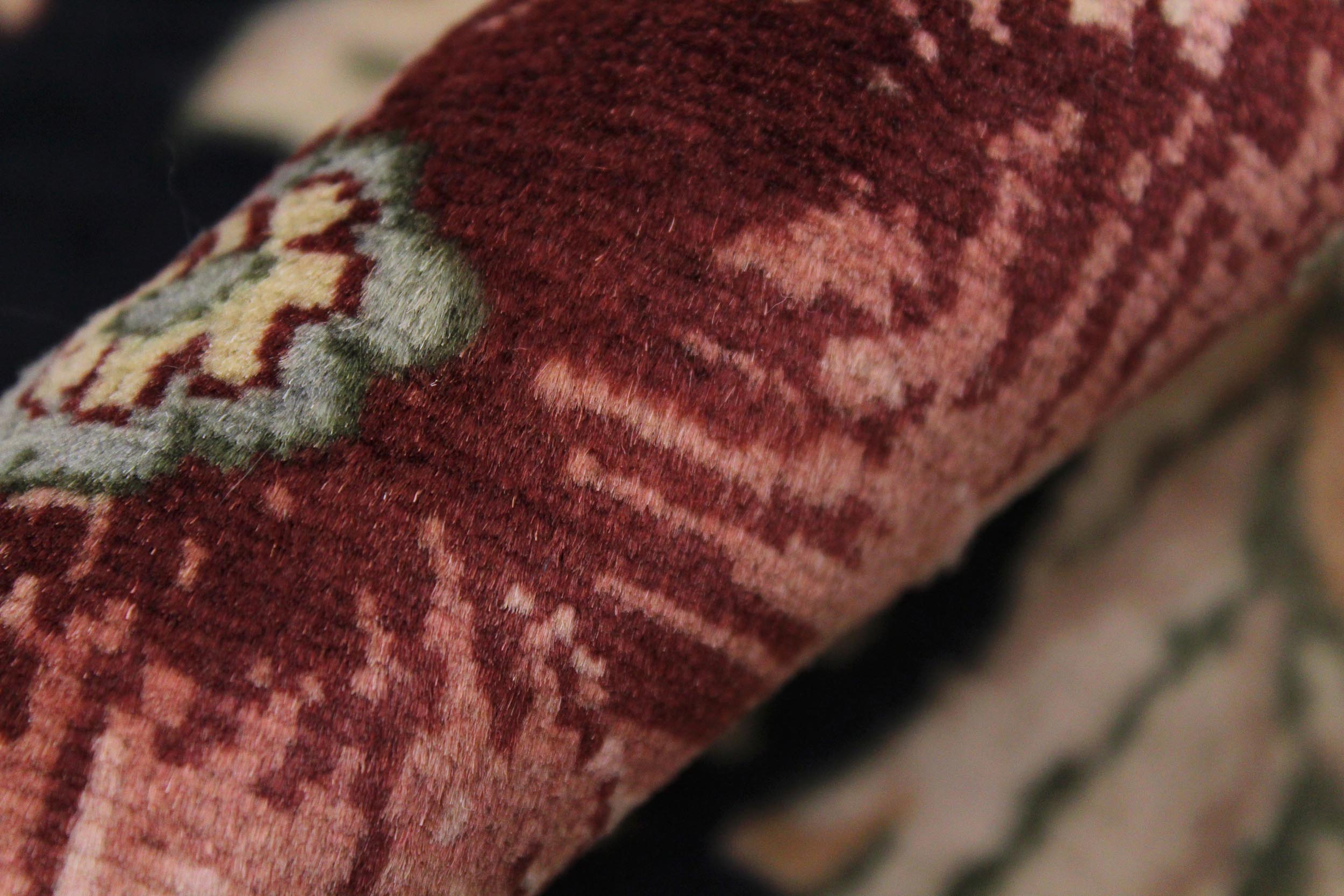 handmade Traditional Nawazish Black Pink Hand Knotted RUNNER 100% WOOL area rug 3' x 12'