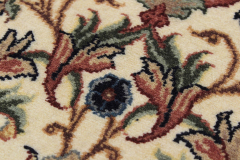 handmade Traditional Hamed Ivory Beige Hand Knotted RUNNER 100% WOOL area rug 3' x 12'