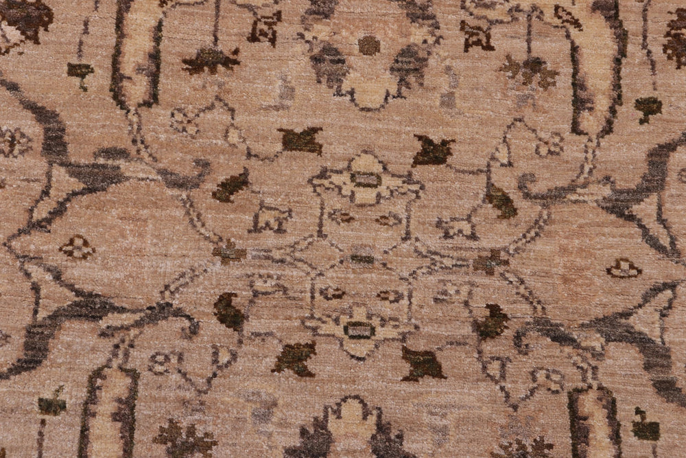 handmade Traditional Kafkaz Tan Lt. Tan Hand Knotted RECTANGLE 100% WOOL area rug 4x6
