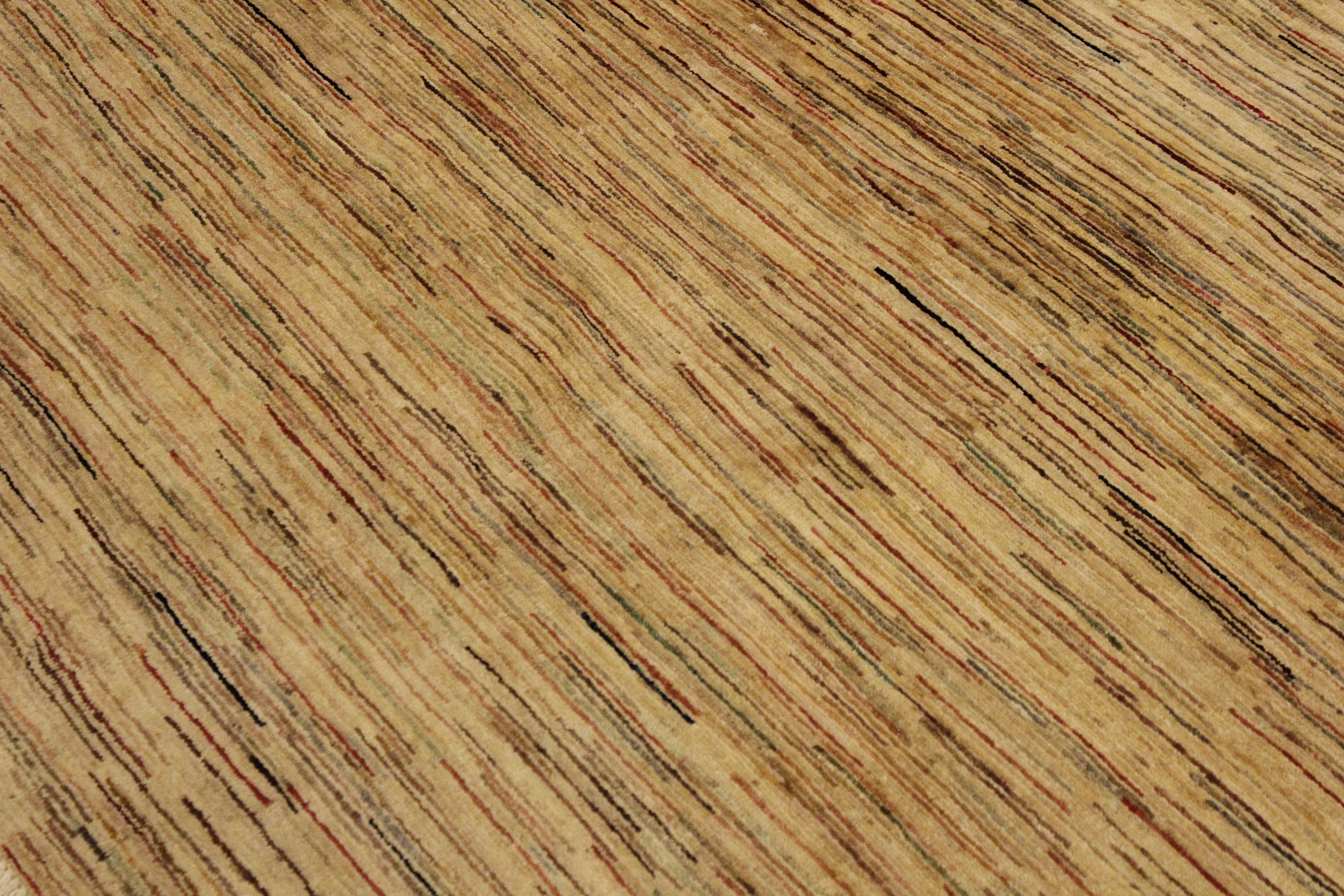 handmade Modern Gabbeh Beige Rust Hand Knotted RECTANGLE 100% WOOL area rug 4' x 6'