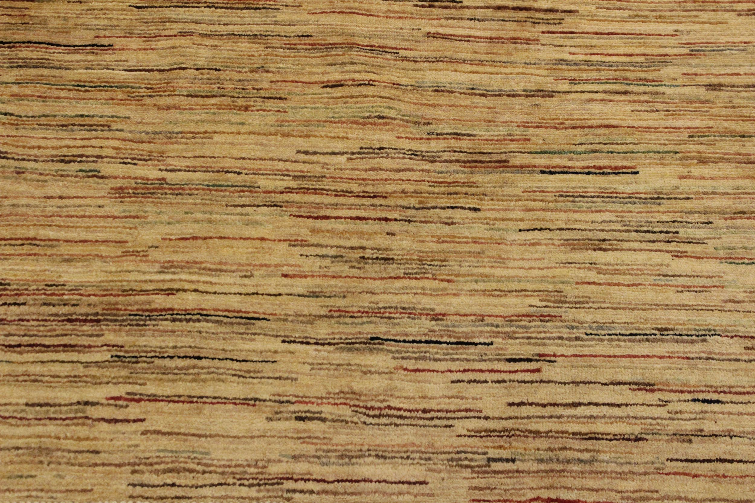handmade Modern Gabbeh Beige Rust Hand Knotted RECTANGLE 100% WOOL area rug 4' x 6'