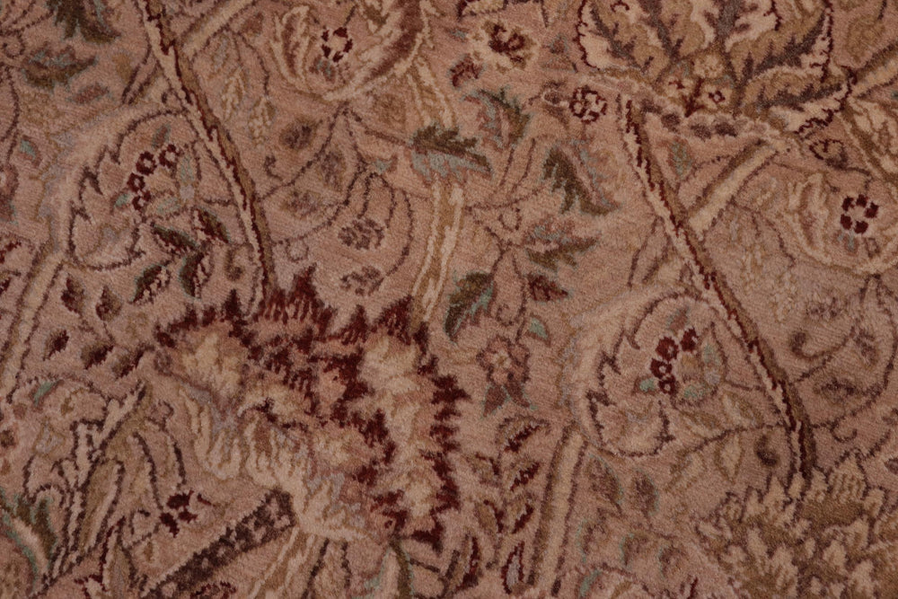 handmade Transitional William Tan Beige Hand Knotted RECTANGLE 100% WOOL area rug 4x6